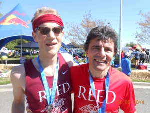 Reed College student John Young Ultramarathon running